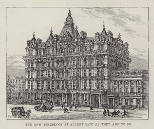 De nye bygninger ved Albert-Gate, som de skal være af Frank Watkins